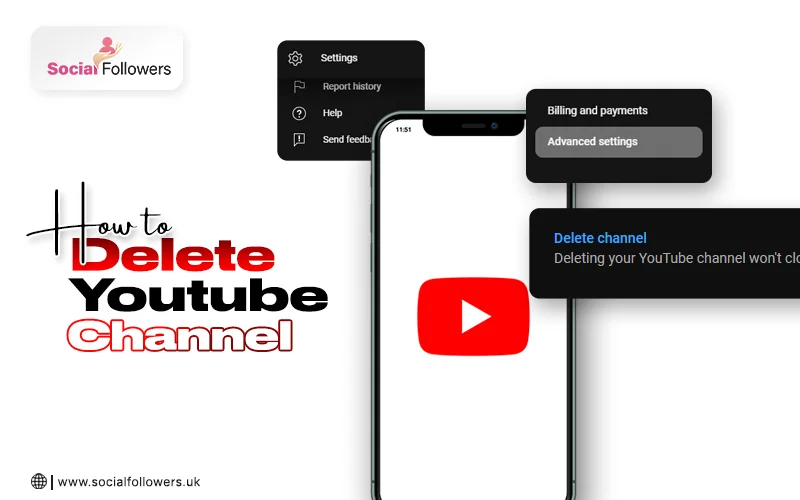delete youtube channel step by step